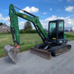 BOBCAT E55 d’Occasion (2012) – Mini-Pelle 5,7T + 3 Godets