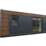 Conteneur modèle Helsinki 8×3 mètres avec sanitaires