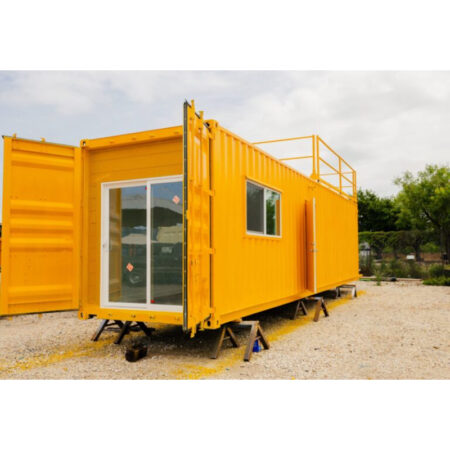 Maison conteneur de 40 » Modèle « EPINA » Jaune