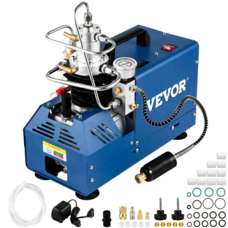 VEVOR Compresseur Haute Pression 300BAR 30MPA 4500PSI Compresseur Air PCP 1800W Compresseur