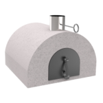Edilmark FR 1600 - Four à bois encastrable avec plan de cuisson 86x84 cm