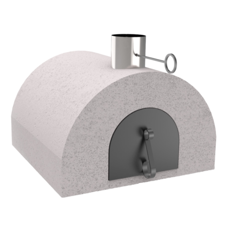 Edilmark FR 1600 - Four à bois encastrable avec plan de cuisson 86x84 cm