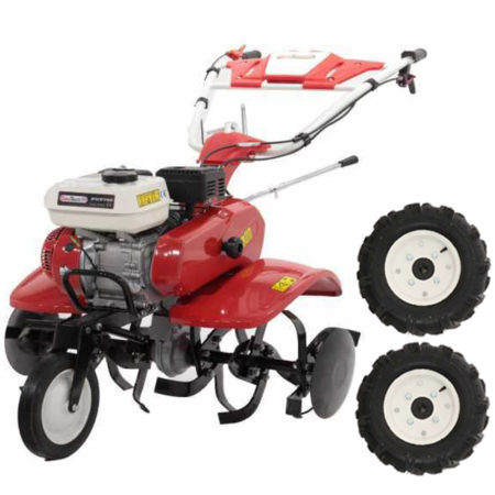 GeoTech Pro PGT 700 - Motobineuse à essence 7 HP - Changement de vitesses 2+1 marche arrière