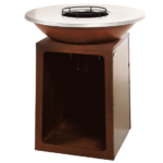 RoyalFood COR-4000 - Barbecue à bois en corten