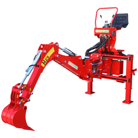 Agrieuro Top Line RES15 - Pelle rétro pour tracteur avec déplacement latéral