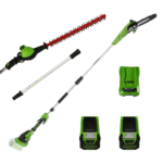 Greenworks GD40PSHK2 - Élagueuse - Taille-haie sur perche de rallonge - 2 x 2Ah 40V