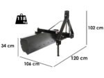 lame-niveleuse-pour-tracteur-blackstone-b-gb-120-rotation-simple-360-et-bras-orientable–agrieuro_33129_1