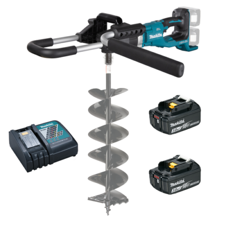 Makita DDG461Z - Tarière à batterie - 18Vx2 3Ah - MÈCHE NON INCLUSE