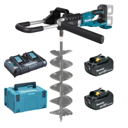 Makita DDG461Z - Tarière à batterie - 18Vx2 5ah - MÈCHE NON INCLUSE