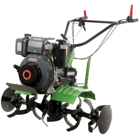 Motobineuse Agri 102 avec fraise 95 cm - Moteur à Diesel de 296cm3