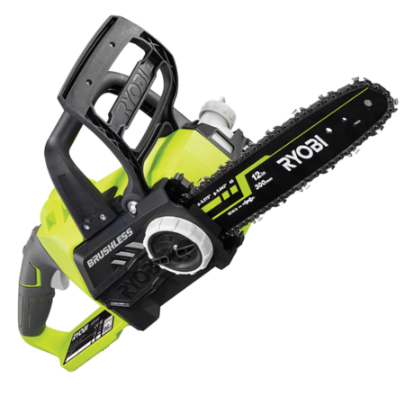 RYOBI RCS18X30-50F - Tronçonneuse à batterie 18 V 5 Ah - Guide 30 cm