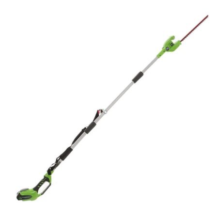 Taille-haies/Élagueuse électrique orientable Greenworks 2Ah - 40V