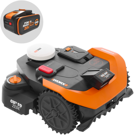 Worx Landroid Vision Cloud WR318E - Robot tondeuse - Sans installation